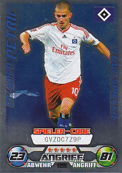 Mladen Petric Hamburger SV 2009/10 Topps MA Bundesliga Star Spieler #126